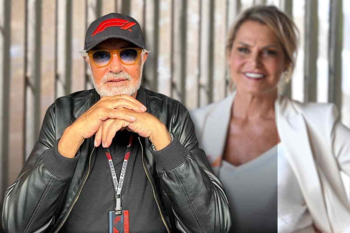 Simona Ventura commenta il post di Flavio Briatore