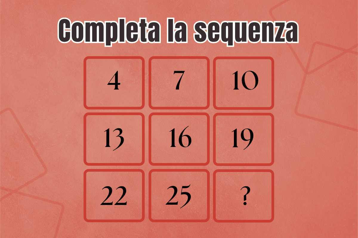 Risolvi il gioco di logica: metti alla prova la tua mente