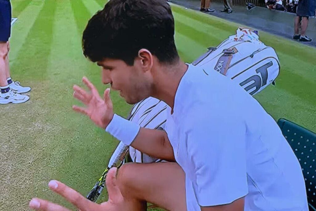 La frustrazione di Alcaraz